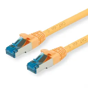 Patchkabel Cat6A RJ-45/RJ-45 Stecker/Stecker Gelb 1m Patchkabel Cat6A RJ-45/RJ-45 Stecker/Stecker Gelb 1m