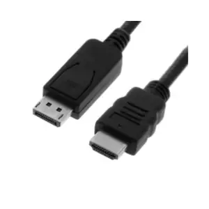 DisplayPort Kabel DisplayPort/HDMI Stecker/Stecker Schwarz 2m DisplayPort Kabel DisplayPort/HDMI Stecker/Stecker Schwarz 2m