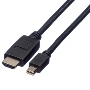 Mini-DP/HDMI Kabel Stecker/Stecker Schwarz 2 m Mini-DP/HDMI Kabel Stecker/Stecker Schwarz 2 m