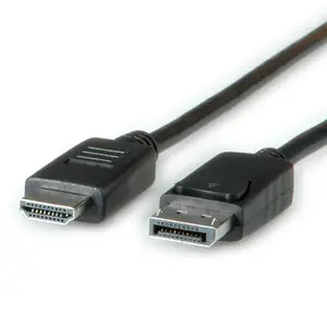DisplayPort-plug HDMI-A-plug 3m black DisplayPort-plug HDMI-A-plug 3m black