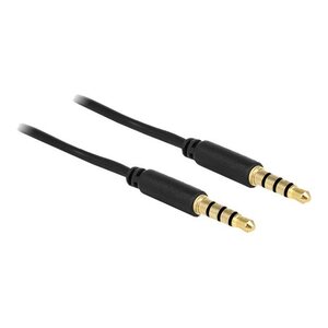 Headset-Kabel 4-poliger Mini-Stecker/4-poliger Mini-Stecker Schwarz 3m