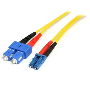 LWL Patchkabel LC/SC 9/125µm Stecker/Stecker Gelb 10m LWL Patchkabel LC/SC 9/125µm Stecker/Stecker Gelb 10m