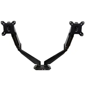 Dual Monitorhalter für 76,2cm (30'') mit eingebautem 2 Port USB und Audio Passthrough Dual Monitorhalter für 76,2cm (30'') mit eingebautem 2 Port USB und Audio Passthrough