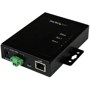 Seriell auf IP Geräte Server 2 Port R232 Montierbar Seriell auf IP Geräte Server 2 Port R232 Montierbar