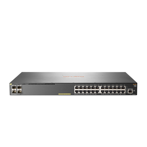 HP Aruba 2930F 24G PoE+ 4SFP+ Switch Managed 24x10/100/1000 (PoE+) + 4x1 Gigabit/10 Gigabit SFP+ (Uplink) an Rack montierbar PoE+