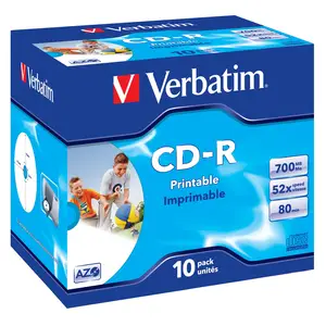 CD-Rohling 700MB 80Min 48X Fast Dryprint Surface 10 Stück CD-Rohling 700MB 80Min 48X Fast Dryprint Surface 10 Stück