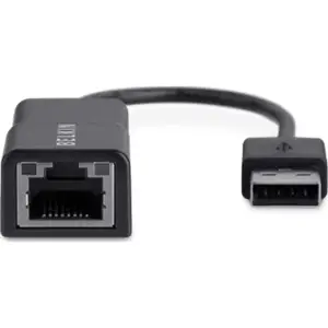 USB 2.0 auf Ethernet Adapter, 12cm, schwarz USB 2.0 auf Ethernet Adapter, 12cm, schwarz