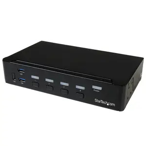 4 Port KVM Switch DisplayPort/USB 3.0 Hub 4K 30Hz 4 Port KVM Switch DisplayPort/USB 3.0 Hub 4K 30Hz