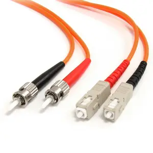 LWL Patchkabel 62,5/125µm ST/SC Stecker/Stecker Orange 2m LWL Patchkabel 62,5/125µm ST/SC Stecker/Stecker Orange 2m