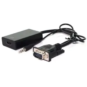 adaptorcable VGA+Audio to HDMI 0,15 m adaptorcable VGA+Audio to HDMI 0,15 m