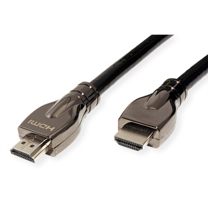 HDMI Ultra HD Kabel mit Ethernet Stecker/Stecker Schwarz 15m