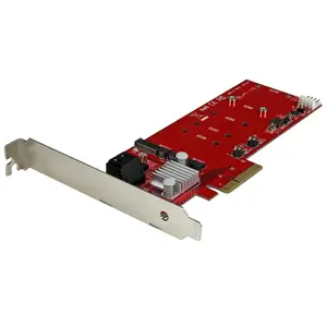 2x M.2 NGFF SSD RAID Karte plus 2x SATA III Ports - PCIe 2x M.2 NGFF SSD RAID Karte plus 2x SATA III Ports - PCIe