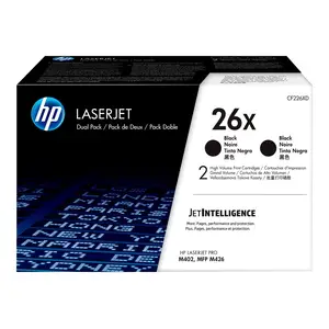 26X Original LaserJet Toner Schwarz High Yield ca.9000 Seiten 2er Pack 26X Original LaserJet Toner Schwarz High Yield ca.9000 Seiten 2er Pack