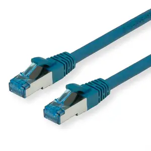 Patchkabel RJ-45 S/FTP Cat6a Blau 1,5 m Patchkabel RJ-45 S/FTP Cat6a Blau 1,5 m
