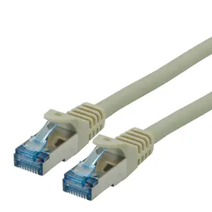 Patchkabel Cat6a RJ-45/RJ-45 Stecker/Stecker Grau 15m Patchkabel Cat6a RJ-45/RJ-45 Stecker/Stecker Grau 15m
