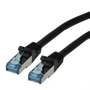 Patchkabel Cat6A RJ-45/RJ-45 Stecker/Stecker Schwarz 1,5m Patchkabel Cat6A RJ-45/RJ-45 Stecker/Stecker Schwarz 1,5m