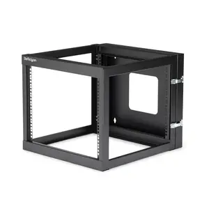 8U Hinged Open Frame Wall Mount Network Rack 8U Hinged Open Frame Wall Mount Network Rack