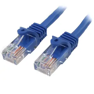Patchkabel Cat5e RJ-45/RJ-45 Stecker/Stecker Blau 0,5m Patchkabel Cat5e RJ-45/RJ-45 Stecker/Stecker Blau 0,5m