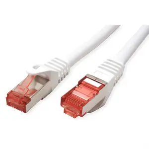 Patchkabel Cat6 RJ-45/RJ-45 Stecker/Stecker Weiß 0,3m Patchkabel Cat6 RJ-45/RJ-45 Stecker/Stecker Weiß 0,3m