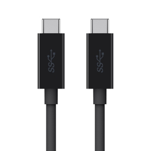 USB-C/USB-C Monitorkabel, unterstützt 4K, 5 Gbit/s, 100W, 2m, schwarz