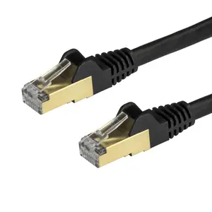 Patchkabel Cat6a RJ-45/RJ-45 Stecker/Stecker Schwarz 3m Patchkabel Cat6a RJ-45/RJ-45 Stecker/Stecker Schwarz 3m