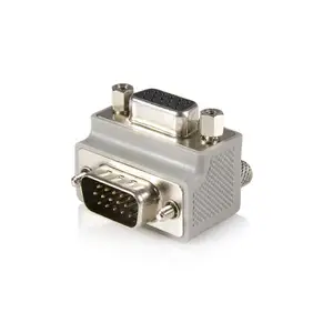 VGA auf VGA Kabel Adapter rechts gewinkelt Stecker/Buchse Grau VGA auf VGA Kabel Adapter rechts gewinkelt Stecker/Buchse Grau