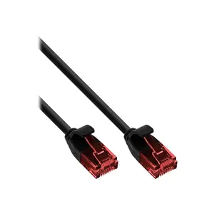 Slim Patchkabel, U/UTP, Cat.6, schwarz, 0,5m Slim Patchkabel, U/UTP, Cat.6, schwarz, 0,5m