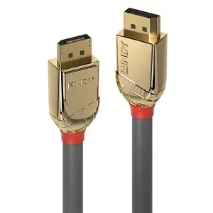 Gold DisplayPort-cable plug/plug 2m grey Gold DisplayPort-cable plug/plug 2m grey