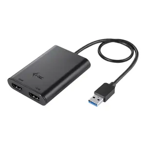i-tec USB 3.0 auf 2x HDMI Adapter Schwarz i-tec USB 3.0 auf 2x HDMI Adapter Schwarz