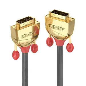 Gold DVI-cable Dual Link plug/plug 15m grey Gold DVI-cable Dual Link plug/plug 15m grey