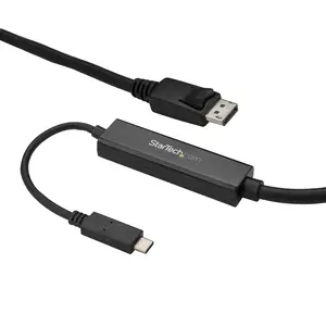 USB-C auf DisplayPort Adapterkabel Schwarz 3m USB-C auf DisplayPort Adapterkabel Schwarz 3m