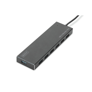 7-Port-USB-Hub 7xUSB 3.0 Schwarz