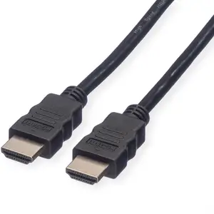 HDMI Kabel mit Ethernet Stecker/Stecker Schwarz 1,5m HDMI Kabel mit Ethernet Stecker/Stecker Schwarz 1,5m