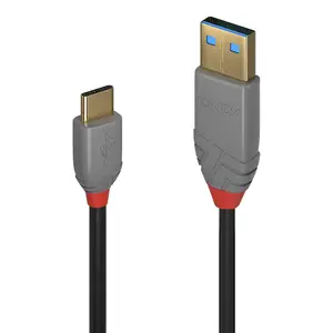 Anthra Line USB 2.0 Anschlusskabel Typ A/Typ C Stecker/Stecker Schwarz 2m Anthra Line USB 2.0 Anschlusskabel Typ A/Typ C Stecker/Stecker Schwarz 2m