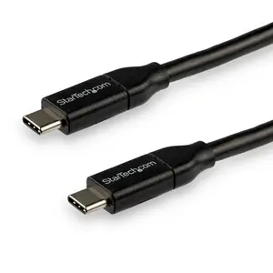 USB Ladekabel 5A USB-C/USB-C Männlich/Männlich Schwarz 3m USB Ladekabel 5A USB-C/USB-C Männlich/Männlich Schwarz 3m