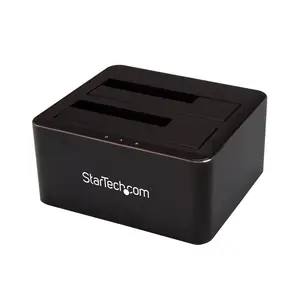 2-fach SATA Festplatten Dockingstation für 2x 2,5/3,5" SATA SSDs/HDDs - USB 3.0 2-fach SATA Festplatten Dockingstation für 2x 2,5/3,5" SATA SSDs/HDDs - USB 3.0