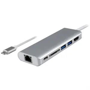 Docking-Station TypC HDMI USB A+C SD LAN Docking-Station TypC HDMI USB A+C SD LAN