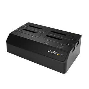 4 Schacht SATA Festplatten Dockingstation für 2,5"/3,5" SSD / HDD - USB 3.1 (10Gbit/s)