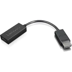 DisplayPort/HDMI Stecker/Buchse Schwarz 22,5 cm DisplayPort/HDMI Stecker/Buchse Schwarz 22,5 cm