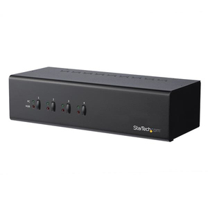 4 Port Dual Monitor DVI KVM Switch mit USB 3.0 Hub