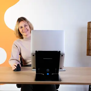 R-Go Riser Duo Tabletständer und Laptopständer verstellbar schwarz R-Go Riser Duo Tabletständer und Laptopständer verstellbar schwarz