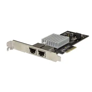 2 Port PCIe 10GBase-T / NBASE-T Ethernet Netzwerkkarte - mit Intel X550 Chip 2 Port PCIe 10GBase-T / NBASE-T Ethernet Netzwerkkarte - mit Intel X550 Chip
