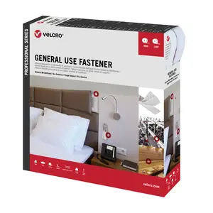General Use Fastener Klett-Befestigung Haken- & Flauschband 50mm Breite 5m Länge weiß General Use Fastener Klett-Befestigung Haken- & Flauschband 50mm Breite 5m Länge weiß