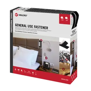 General Use Fastener Klett-Befestigung Haken- & Flauschband 50mm Breite 5m Länge schwarz General Use Fastener Klett-Befestigung Haken- & Flauschband 50mm Breite 5m Länge schwarz