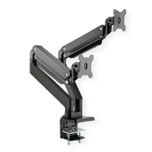 LCD-Doppelarm Tischmontage Gasfeder je 5 Gelenke max. 15 kg LCD-Doppelarm Tischmontage Gasfeder je 5 Gelenke max. 15 kg