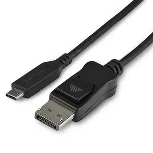USB Kabel USB-C/DisplayPort Stecker/Stecker Schwarz 1m USB Kabel USB-C/DisplayPort Stecker/Stecker Schwarz 1m