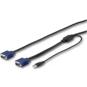 KVM Kabel für Rackmount-Konsolen VGA- und USB-Konsolenkabel 3 m KVM Kabel für Rackmount-Konsolen VGA- und USB-Konsolenkabel 3 m