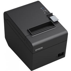 Epson TM T20III Belegdrucker Schwarz 8 Punkte/mm (203dpi), variable Papierbreite (58/80mm), Geschwindigkeit (max.): 250mm/Sek., USB, Ethernet, Cutter, ESC/POS, inkl.: Kabel (USB), Netzteil, Netzkabel (EU), Wand