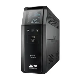 Back UPS Pro BR 1200VA Sinewave 8 Outlets AVR LCD interface Back UPS Pro BR 1200VA Sinewave 8 Outlets AVR LCD interface
