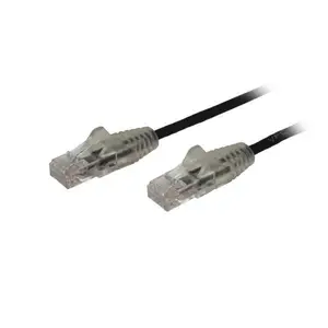 Snagless Patchkabel Cat6 RJ-45/RJ-45 Stecker/Stecker Schwarz 0,5m Snagless Patchkabel Cat6 RJ-45/RJ-45 Stecker/Stecker Schwarz 0,5m
